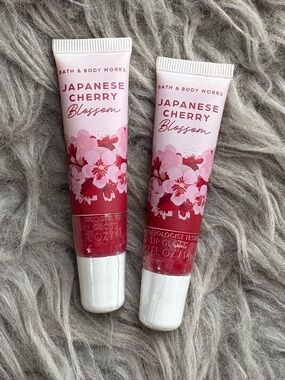 BBW JAPANESE CHERRY BLOSSOM LIP GLOSS LOT OF 2 NWT